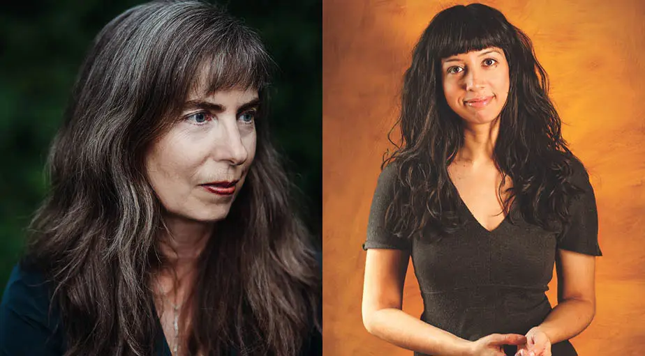 L-R: Catherine Bush (photo: Arden Wray), Saleema Nawaz (photo: Thomas Blanchard).